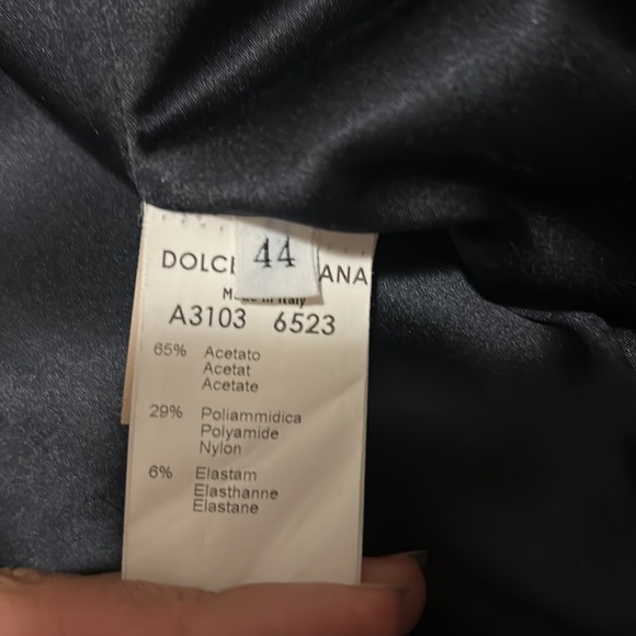 Vintage! DOLCE & GABBANA plum dress. Size 44 - Picture 7 of 8